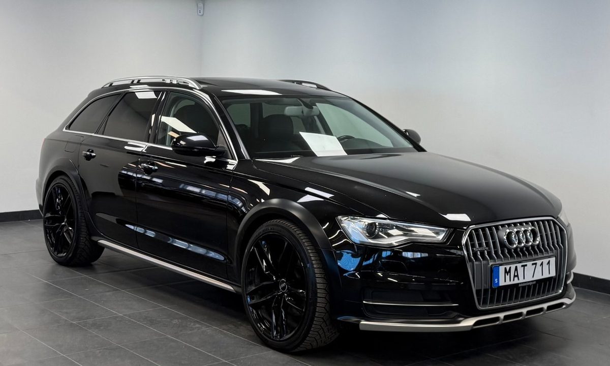 2016 Audi A6 Allroad Q 3.0 TDI V6 *Pano**läder*Luft*21" RS6 hjul