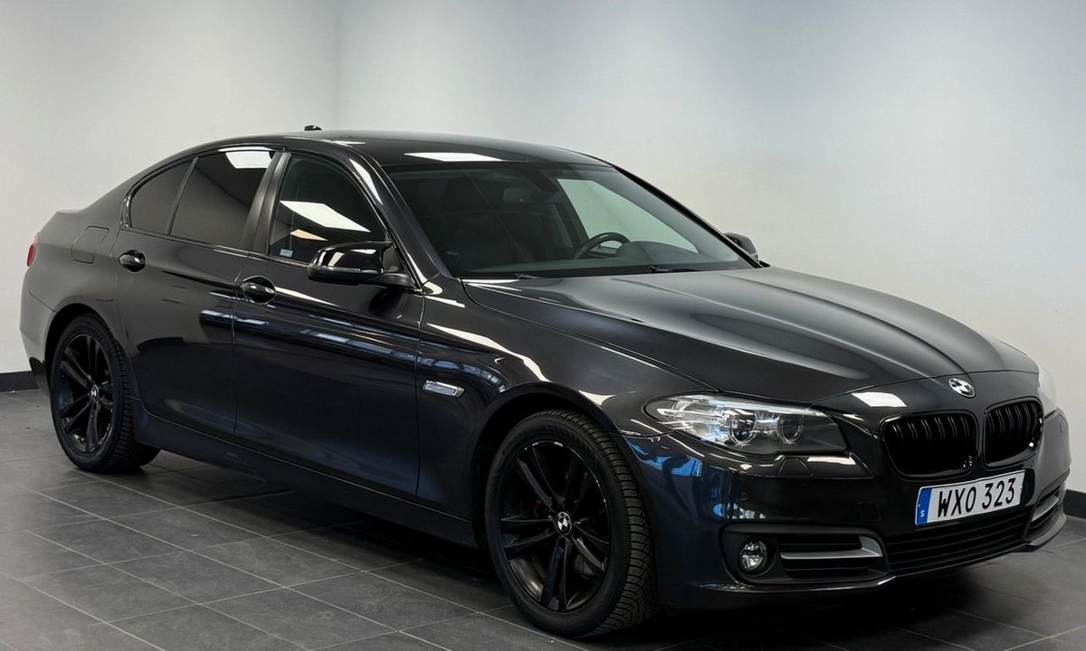 2014 BMW 520d LCI Sedan Steptronic · Läder · M-ratt · Dragkrok