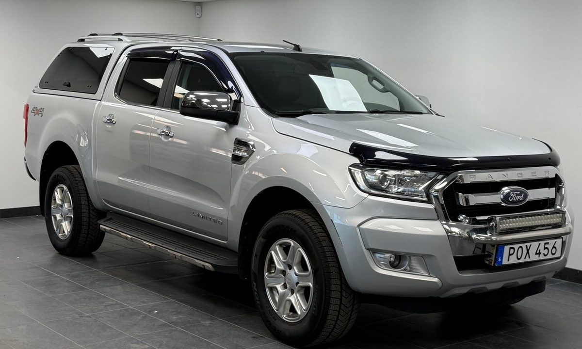 2018 Ford ranger 3.2 TDCi 4x4 *Alphakåpa* Luftfjädring*Läder*200hk