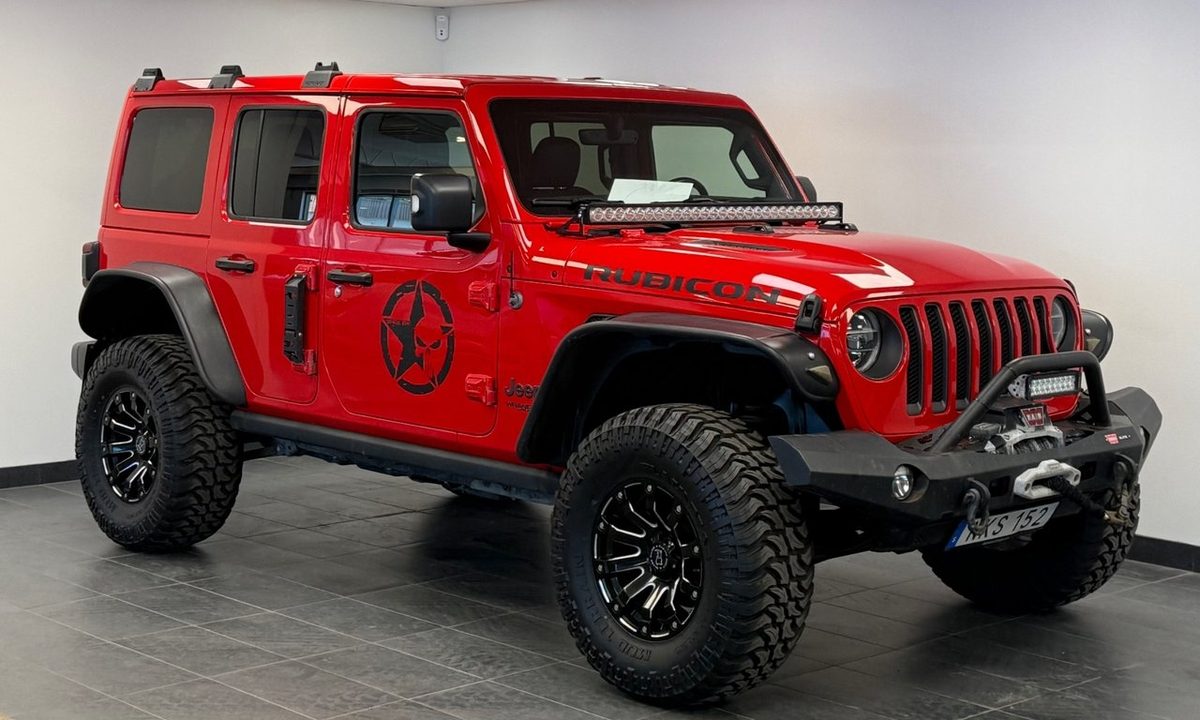 2018 Jeep Wrangler Unlimited 2.2 CRD Rubicon · Kittad · Höjd · 35" · Sv-såld · Nav